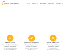 Tablet Screenshot of creativewebdesignin.net